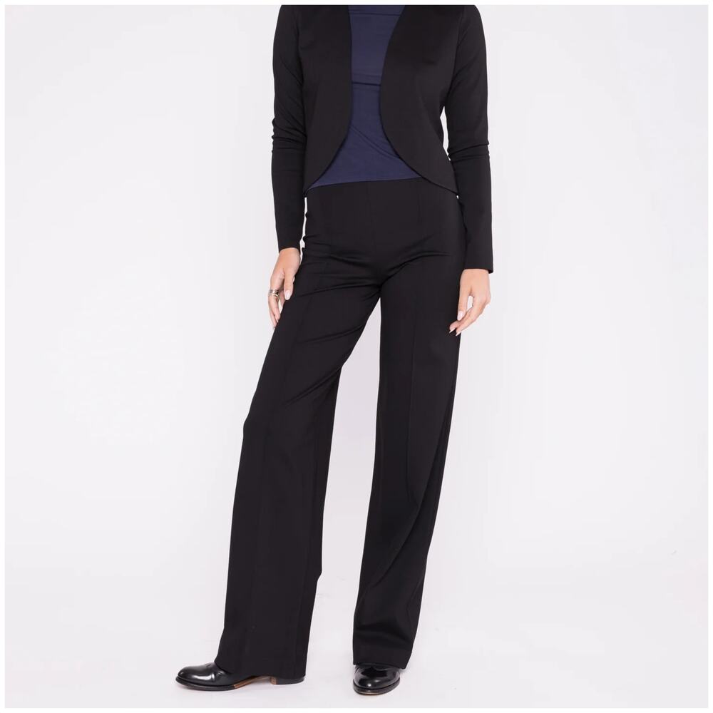 NEW Ripley Rader Black Ponte Knit Straight Leg Pant size 2+ (fit 16-18)